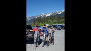 Alaska salmon snagging First time ever in Alaska [upl. by Iroc]