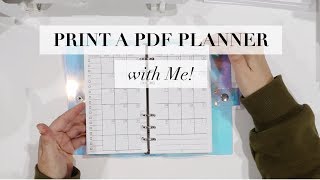 How to Print  Bind a PDF Print on Demand Planner [upl. by Ratha]