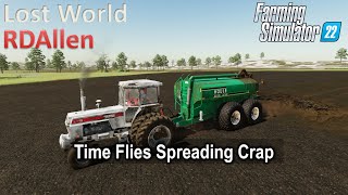 Time Flies Spreading Crap  E61 Lost World  Farming Simulator 22 [upl. by Gault]