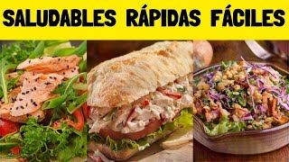 🥕 3 RECETAS de Comida SALUDABLES FÁCIL y RÁPIDA  Cocina saludable en Menos de 30 Minutos [upl. by Sall]