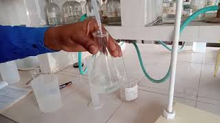 determ strength of FAS by dichromate method using N phenyl anthranilic acid as a internal indicator [upl. by Rennie]