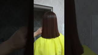 Nanoplastika hair nanoplastia nanohair nanokeratin haircut hairstyle keratin [upl. by Murtha]