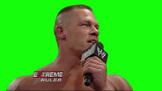 John Cena quotwe have caught and compromised to a permanent endquot green screen [upl. by Lougheed4]