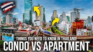 Condo vs Apartment in Thailand Pros Cons and Advice [upl. by Nananne]