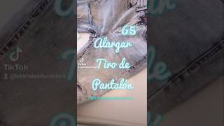 Como alargar tiro de pantalón parte 1 tutorial costura [upl. by Meesan335]