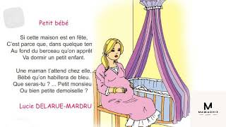 recitation poèmepetit bébé4émeباللحن [upl. by Zysk]