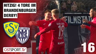 Hitzig 4 Tore im Brandenburger Derby Luckenwalde  Babelsberg  Regionalliga Nordost [upl. by Aurilia]