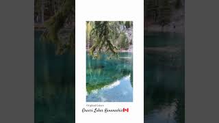 Grassi Lakes in Kananaskis the most beautiful lakes in Alberta calgary shorts alberta [upl. by Calloway139]