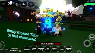 Entity Beyond Time Showcase  Elemental Grounds  ROBLOX a quick showcase [upl. by Nagorb]