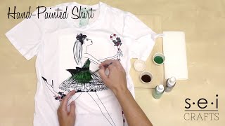 Make a HandPainted Graphic TShirt Using Dye [upl. by Brelje]