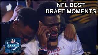 Best NFL Draft Moments  Emotional Moments [upl. by Anawk]