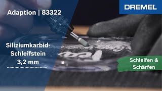 Dremel®  SiliziumkarbidSchleifstein 32 mm 83322 [upl. by Judas]