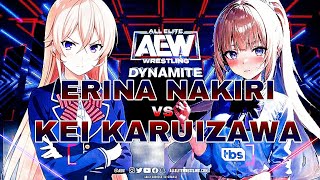 Erina Nakiri vs Kei KaruizawaFrench Kiss Iron Woman MatchWwe 2k23 [upl. by Lorelie695]