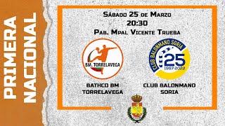 1ª Nacional Bathco BM Torrelavega B  Club Balonmano Soria Jornada 25 [upl. by Ardnola]