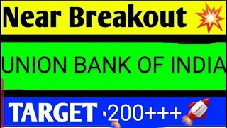 UNION BANK OF INDIA SHARE LATEST NEWS TODAYUNION BANK SHARE TARGETUNION BANK SHARE ANALYSIS [upl. by Britte]