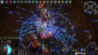 POE 322 Power Siphon Totem Hierophant Oneshot Uber Searing Exarch [upl. by Airt]