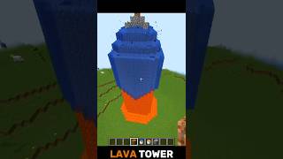 Build a Lava Tower in Minecraft  StepbyStep Guide for Beginners shorts minecraft [upl. by Mirielle]