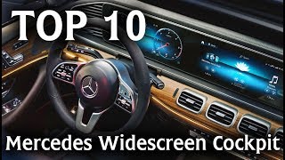 Top 10 the Mercedes interiors with Widescreen Cockpit [upl. by Dielu590]