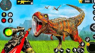 Jurassic Hunter Offline Dinosaur Game  Android Gameplay dinosaur [upl. by Evette]