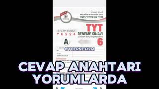 ÖZDEBİR TÜRKİYE GENELİ Y6224 CEVAP ANAHTARI 6 DENEME [upl. by Anreval]