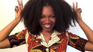 Waist Length Natural Hair  I am 100 African [upl. by Nomaid886]