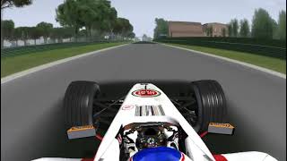 rFactor J Button Pole Lap Imola GP 2004 [upl. by Togram]