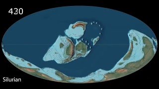 Plate Tectonics 540Ma  Modern World  Scotese Animation 022116b [upl. by Nnylahs]