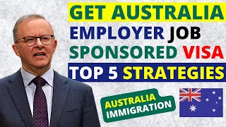 Australia Employer Sponsored Visa Top 5 Strategies  Australia Sponsored Work Visa [upl. by Ataynik104]