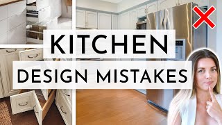 7 WORST KITCHEN DESIGN MISTAKES amp how to fix them✅ [upl. by Hemingway323]