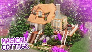 Magical Spellcaster Cottage 🧹  The Sims 4 Speed Build [upl. by Attikin]