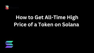 How to Get AllTime High Price of a Token on Solana  Raydium Pumpfun etc [upl. by Saisoj]