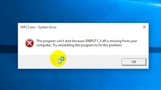 How to fix quotXINPUT13dll is missingquot error [upl. by Jopa927]