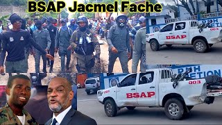 BSAP Jacmel fache Yo pran lari ak Zam nan Main Lapolis remèt Machine BSAP la svp [upl. by Otrebmal]