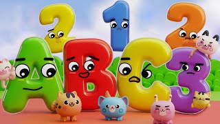 ABC and 123 Learning Videos For 3 Years Olds  Learn ABC Phonics Shapes Numbers Colors  kidsvideos [upl. by Adnerad]