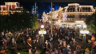 Magic Kingdom crowds leaving park after Happily Ever After Fireworks 💥 VlogWalt Disney World 8824 [upl. by Alliuqat759]