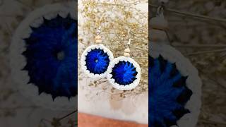 Crochet Earrings Tutorial  Watch the full video on my channel shorts [upl. by Delija]