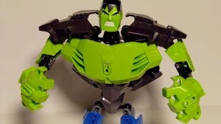 LEGO MARVEL SUPER HEROES THE HULK 39pc ACTION FIGURE TOY REVIEW [upl. by Switzer]