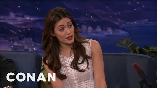 Emmy Rossum Sings Opera For A Hot Dog  CONAN on TBS [upl. by Yeltrab]