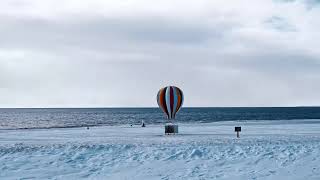 SnowCovered Sailimu Lake A Winter Wonderland in Xinjiang [upl. by Cahra]