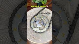 Wall Hanging Clock Using Chain  shorts youtubeshorts diy clock wallclock trending decor [upl. by Eitten283]