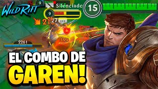 😱¡GAREN FULL TANQUE ES IMPARABLE  Wild Rift [upl. by Fifine]