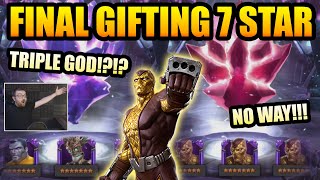 FINAL 7 STAR GIFTING CRYSTAL OPENING 2023  TRIPLE GOD CEO COMEBACK  Marvel Contest Of Champions [upl. by Hsirahc]