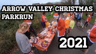 Arrow Valley PARKRUN Christmas Day 2021  Redditch [upl. by Cock]