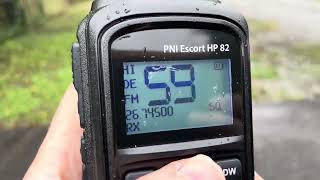 26745 MHz FM Paging Signals From UK Heard in US PNI HP 82 Handheld CB Radio  1 October 2024 [upl. by Richelle244]