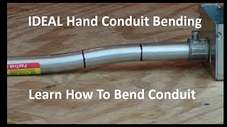 IDEAL How To Use a Hand Conduit Bender [upl. by Annabal310]