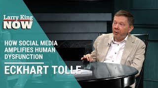 Eckhart Tolle Discusses How Social Media Amplifies Human Dysfunction [upl. by Arotak113]