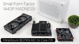 The New BD790i Is 16 Core Mini ITX Board We Built A Powerful Small Foot Print PC [upl. by Zeitler243]