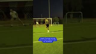 Sergio Ramos Shows His Son How to Master a Penalty Kick 🔥Football SergioRamos PenaltyKick [upl. by Serafine]