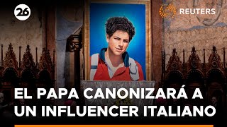 El Papa canonizará a un adolescente italiano influencer nacido en los años 90  Reuters [upl. by Birgitta]