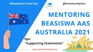 MENTORING BEASISWA AUSTRALIA AAS Eps Supporting Statement [upl. by Occor]